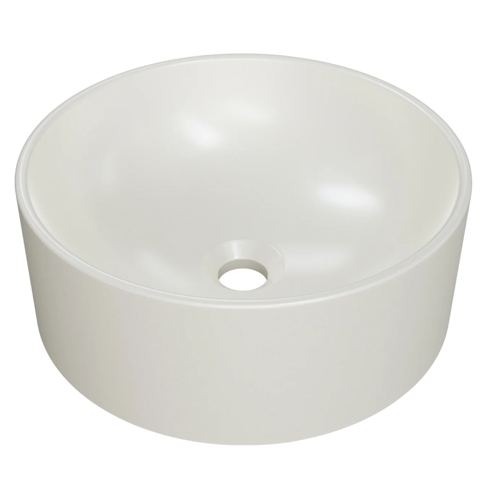 Cuba Pia Para Banheiro Redonda 34cm Sara C08 Bege - Mpozenato