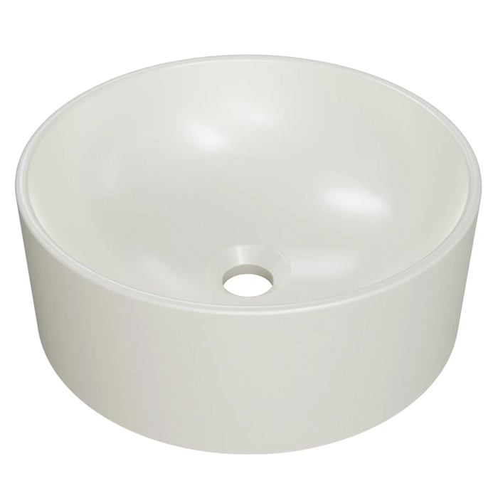 Cuba Pia Para Banheiro Redonda 34cm Sara C08 Bege - Mpozenato