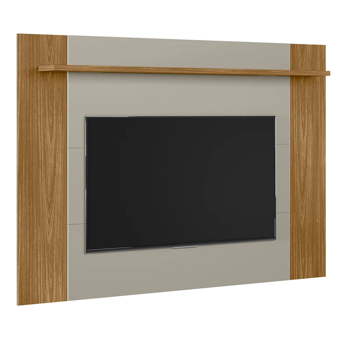 Painel TV 55 Pol Extensível até 180cm Lana Nature/Off Flex L06 - Mpozenato