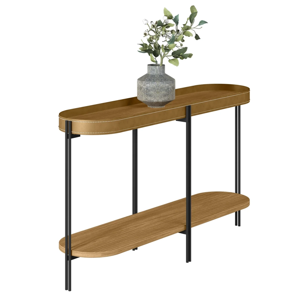 Aparador Para Sala Industrial Com Prateleira Ville Caramelo L06 - Mpozenato