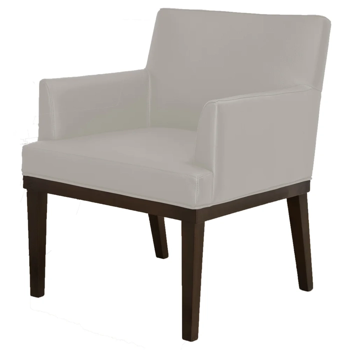 Poltrona Decorativa Sala de Estar e Recepção Vitória W01 Corano Bege - Mpozenato
