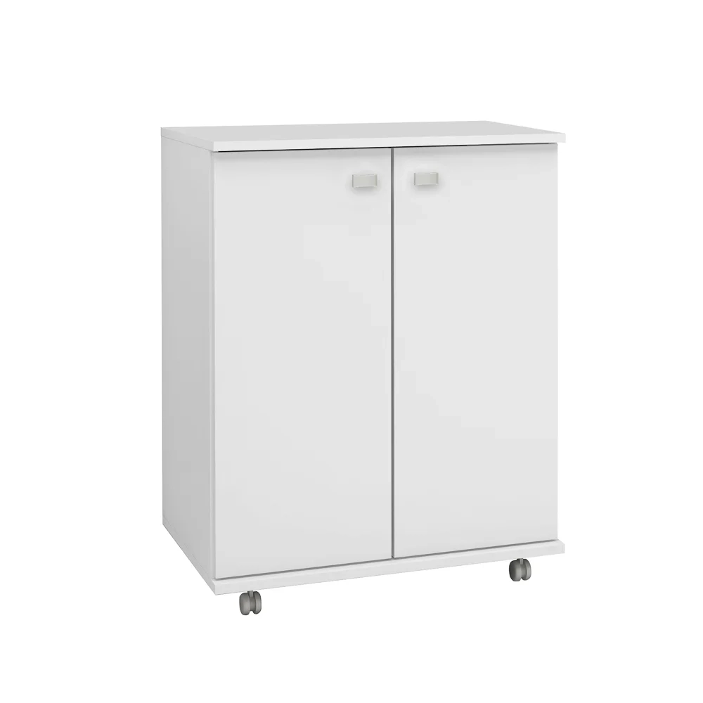 Balcão Cozinha 61cm com Rodízios BL3300 Branco - Tecno Mobili