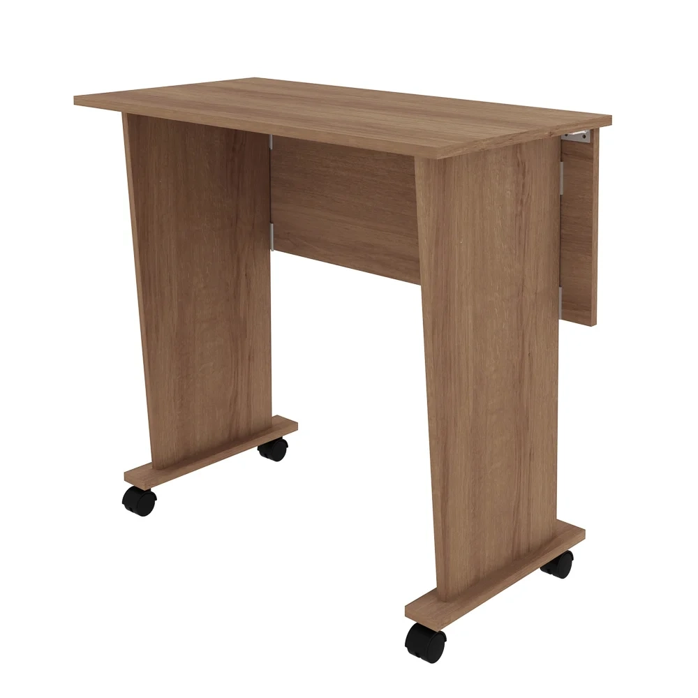 Mesa para Notebook com rodízios ME4117 Amendoa - Tecno Mobili