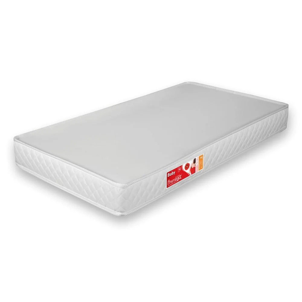 Colchão Para Berço Liso Branco 130 x 60 x 10 cm D18 - Prorelax