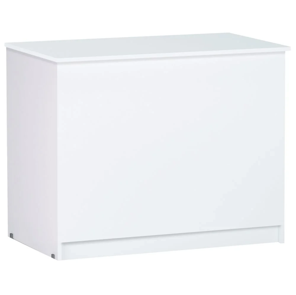 Armário Multiuso Baú 95cm 1 Porta Amanda Branco - AJL Móveis