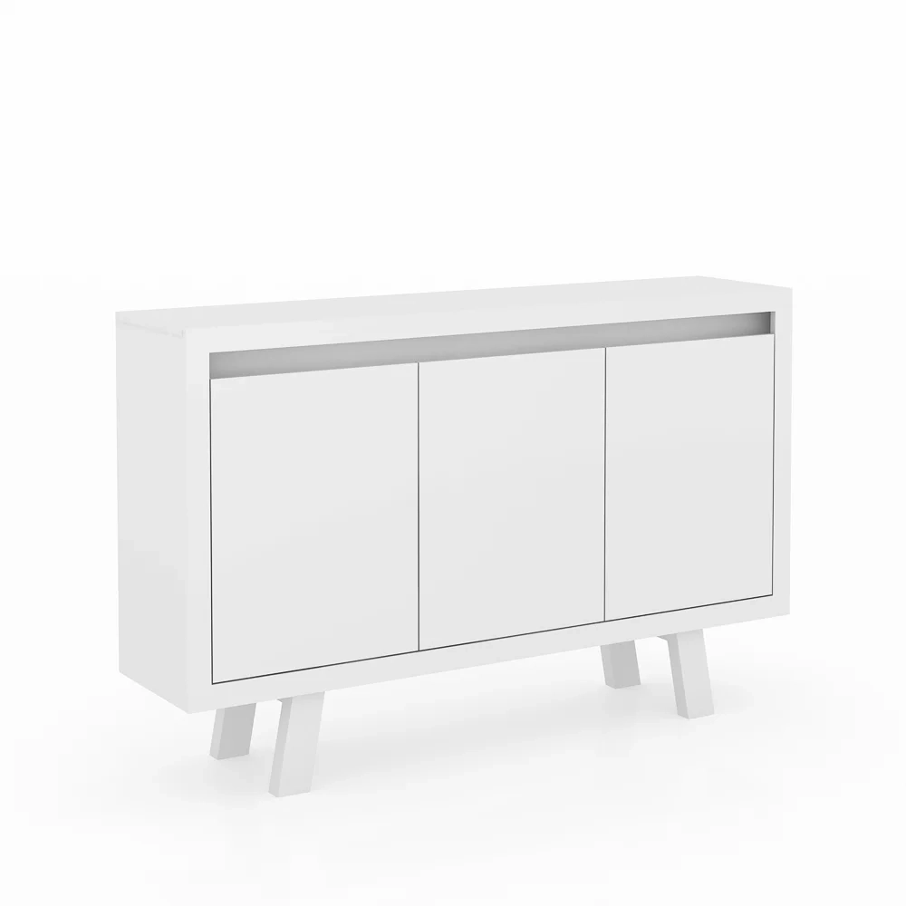 Balcão 03 Portas ME4120 Branco - Tecno Mobili