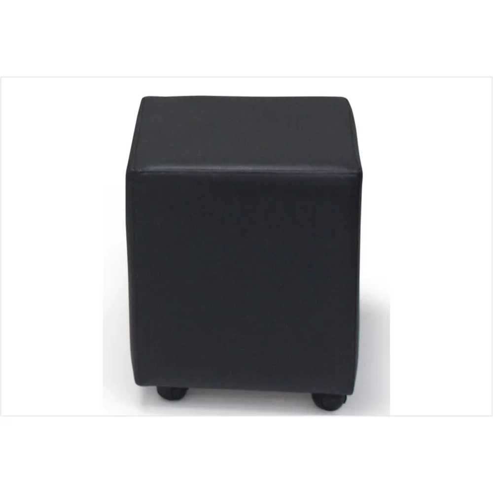 Puff Decorativo 38cm Diks com Rodízios Sintético C-05 - Domi