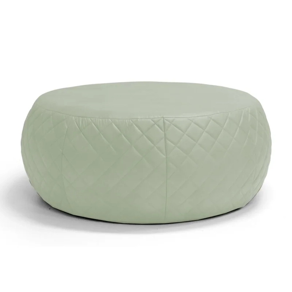 Puff Decorativo 105cm Tressê C26 Sintético Bege Claro - Domi