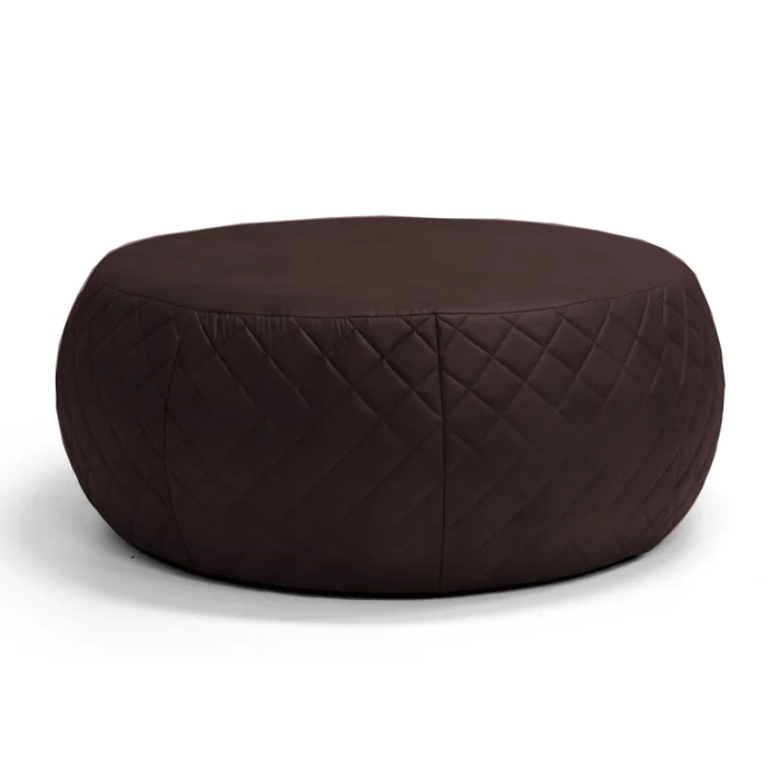 Puff Decorativo Golf 105cm Tressê C34 Sintético Marrom - Domi