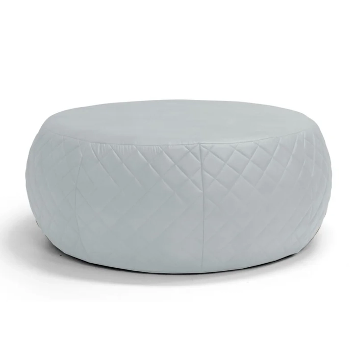 Puff Decorativo Golf 105cm Tressê C12 Sintético Branco - Domi