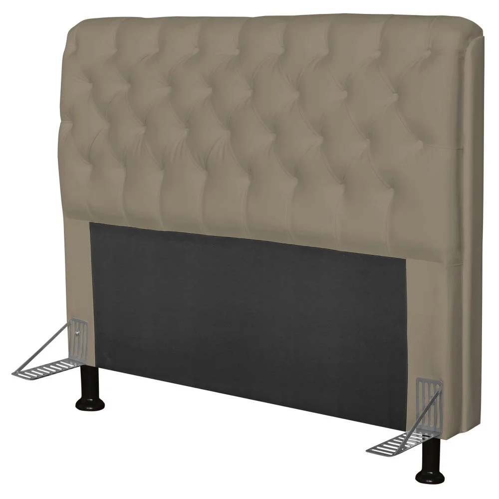 Cabeceira Paris Para Cama Box Casal 160 cm Paris Corano Areia - JS Móveis