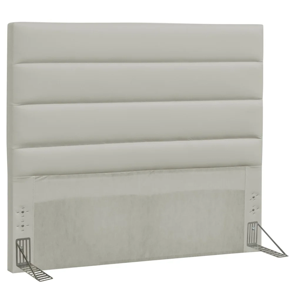 Cabeceira Casal Queen 160cm Greta Sintético Bege Z51 - Mpozenato