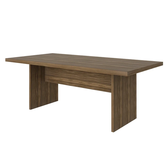 Mesa Escritório Reunião 200x71x100 cm ME4119 Nogal - Tecno Mobili