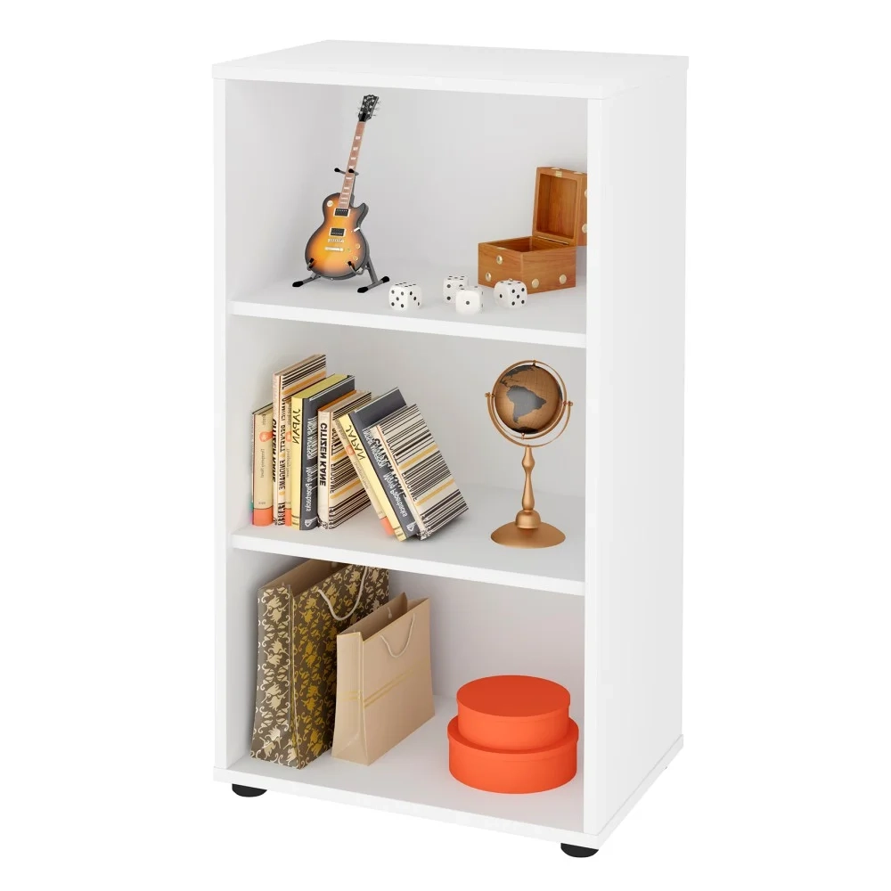 Estante Livreiro Clean 45cm com 2 Prateleiras Branco - Artany