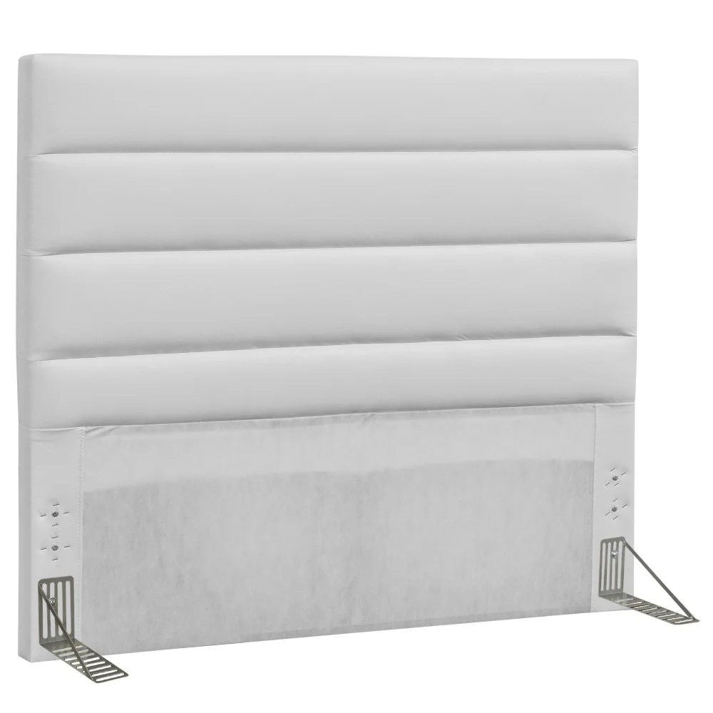 Cabeceira Casal Queen 160cm Greta Sintético Branco Z51 - Mpozenato