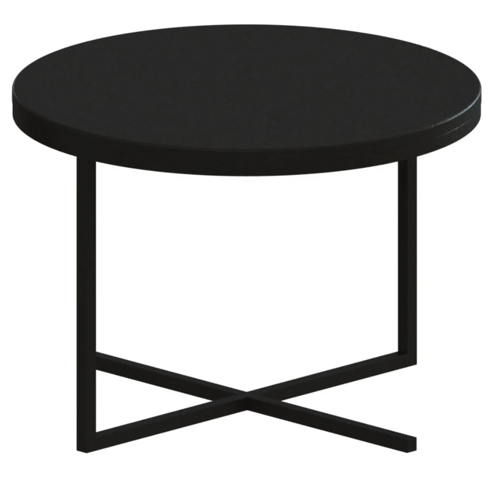 Mesa de Centro Baixa Volpi 24816 Preto - Artesano