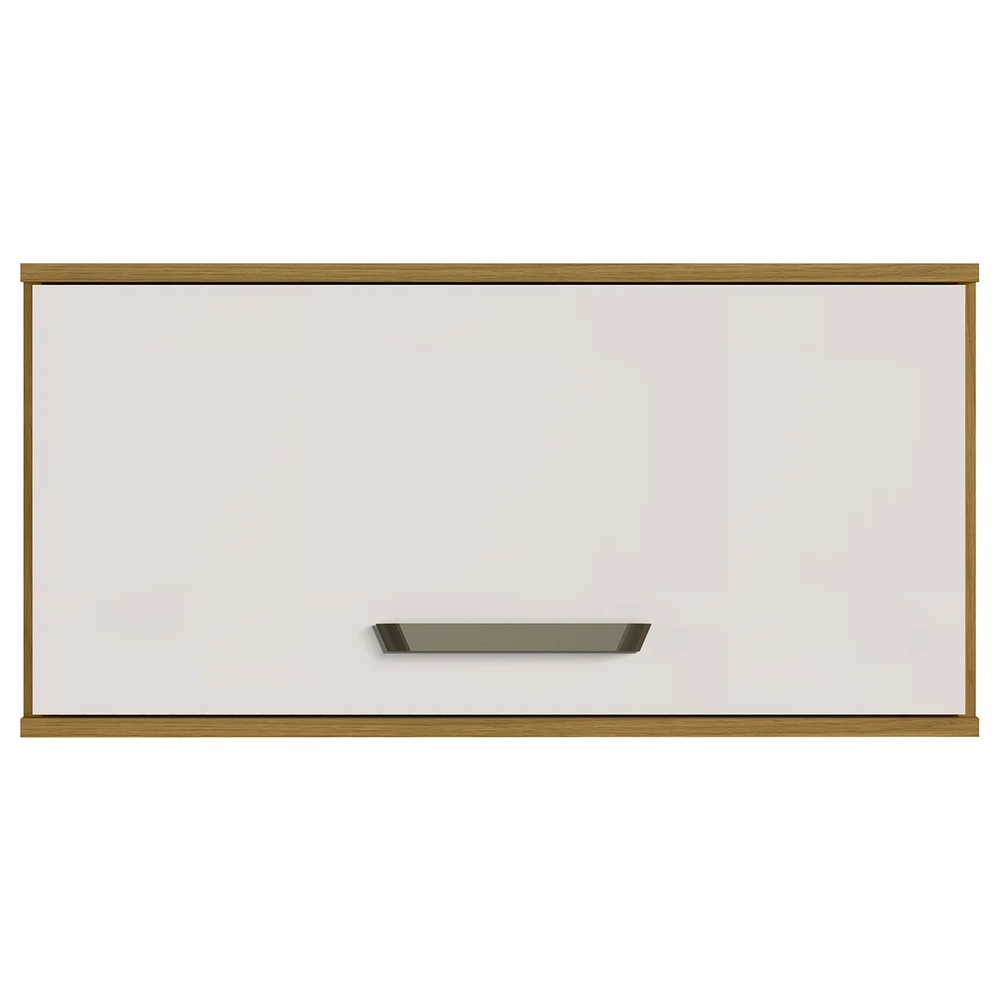 Armário Aéreo Basculante 80cm Rita Freijó/Off Acetinado Z44 - Mpozenato