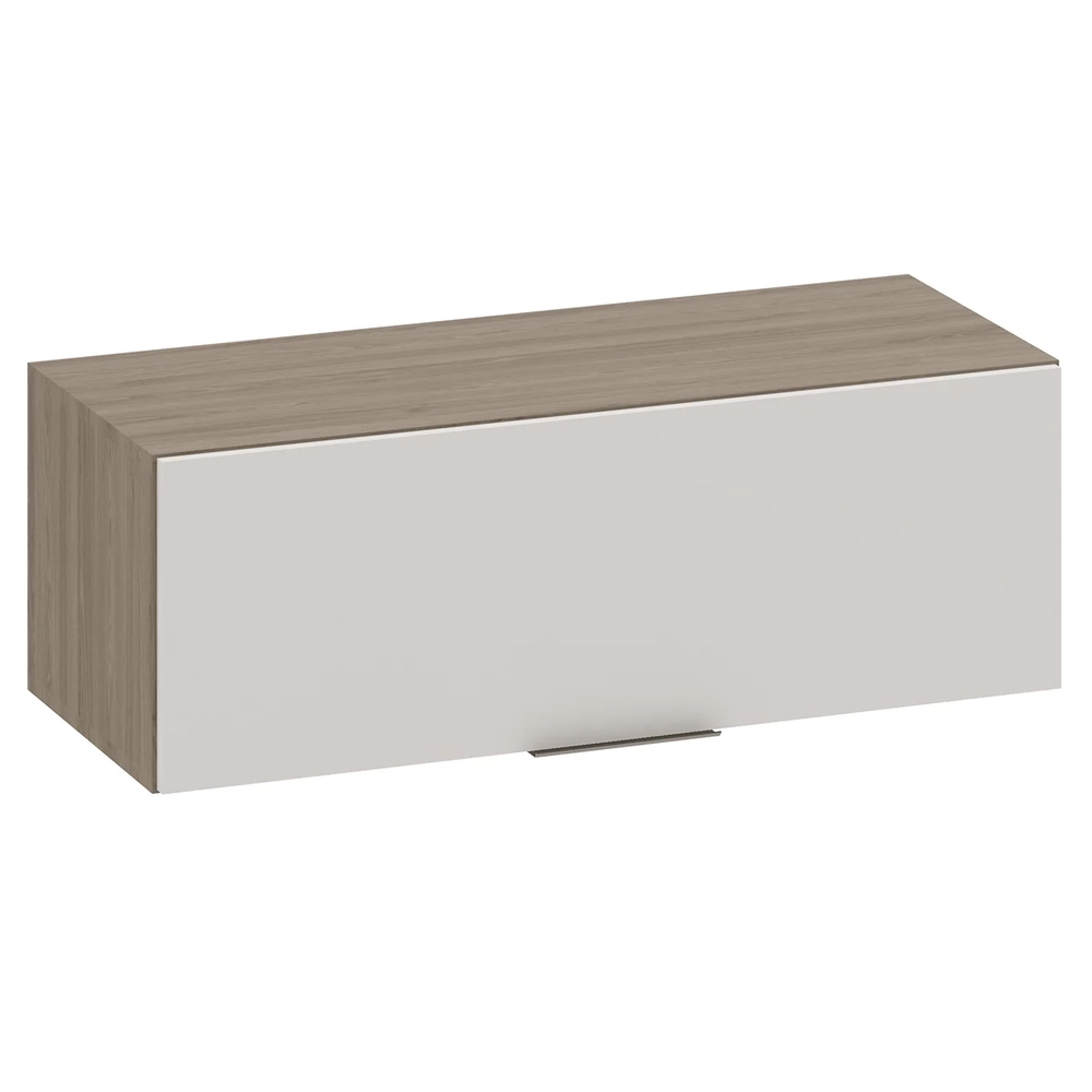 Armário de Cozinha Aéreo 80cm Grace Carvalho Oak/Off White Z44 - Mpozenato