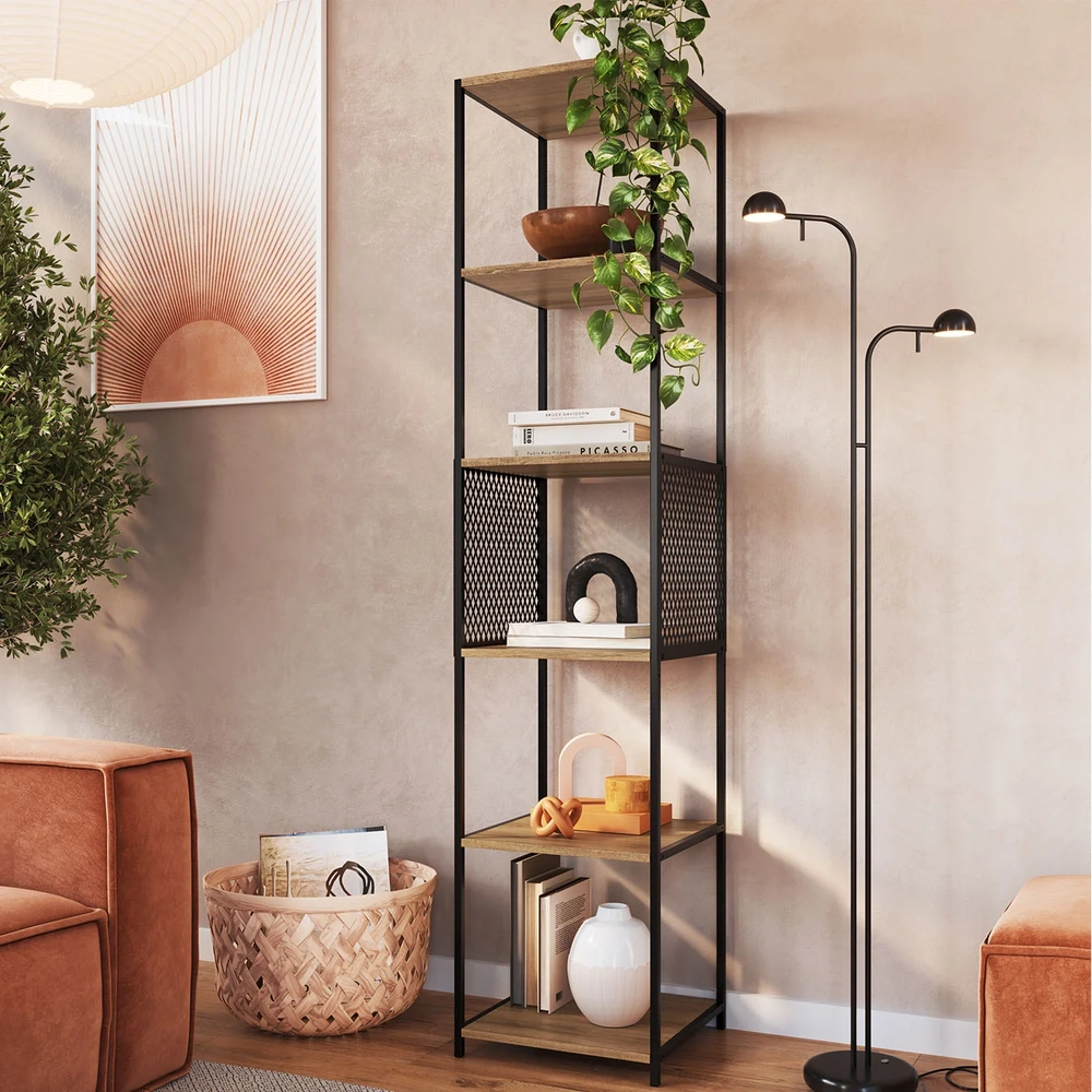 Estante Multiuso Industrial Alta com 4 Prateleiras Mel Z54 - Mpozenato