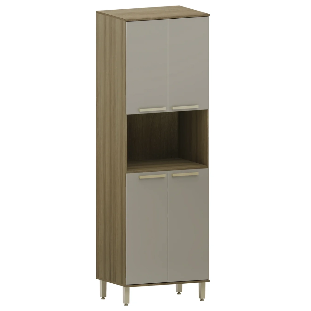 Paneleiro de Cozinha Para Micro-ondas Nádia Mocca/Avelã L01 - Mpozenato