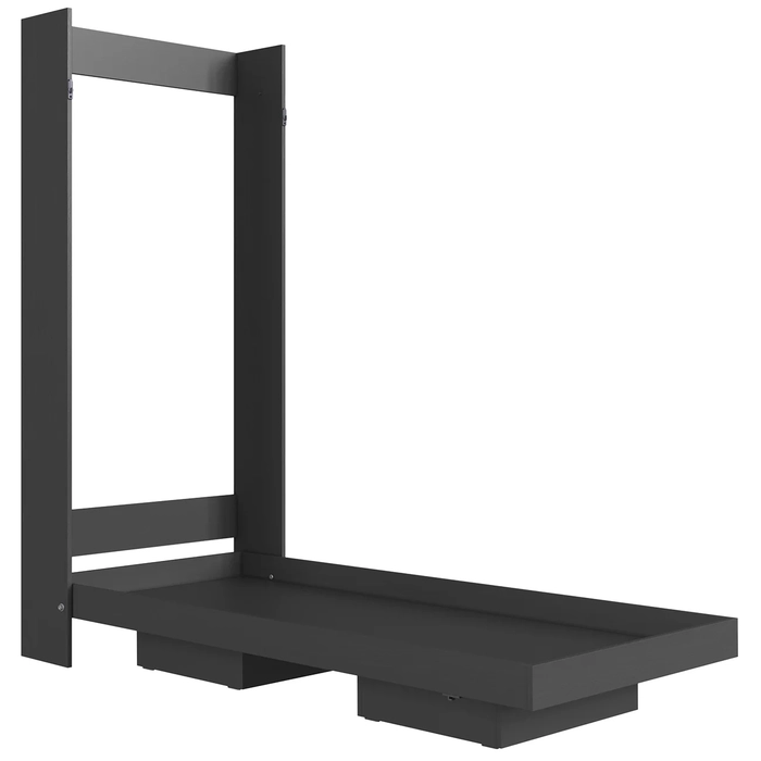 Cama Solteiro Infantil Articulação Vertical Hapi Grafite A05 - Mpozenato 