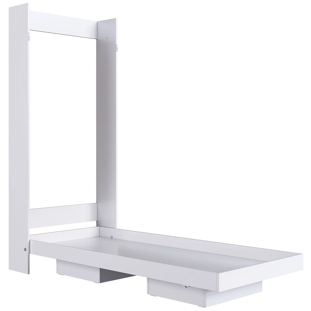 Cama Solteiro Infantil Articulação Vertical Hapi Branco A05 - Mpozenato 