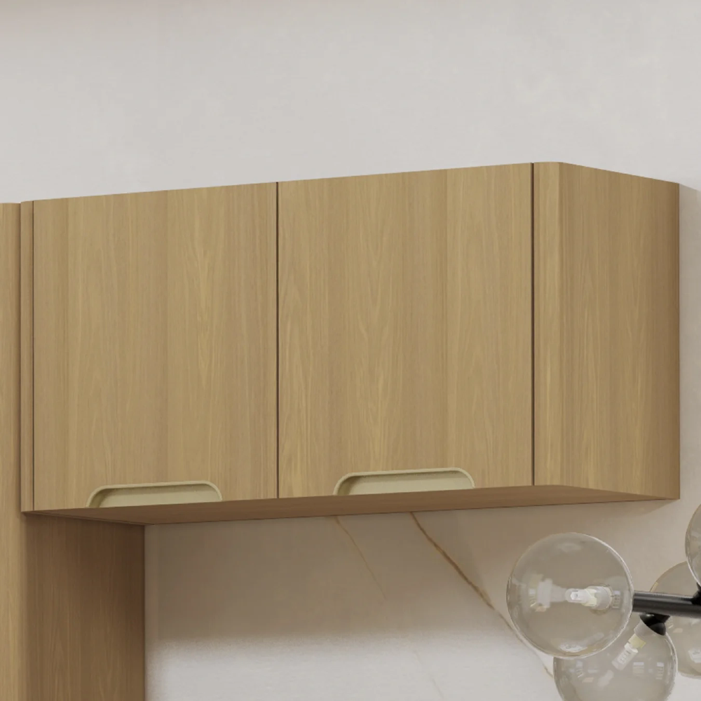 Armário de Cozinha Aéreo Para Geladeira 80cm Marina Freijó L01 - Mpozenato