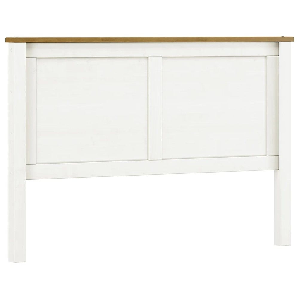 Cabeceira Cama Box Casal Queen 160cm Lázio Branco/Freijó F07 - Mpozenato