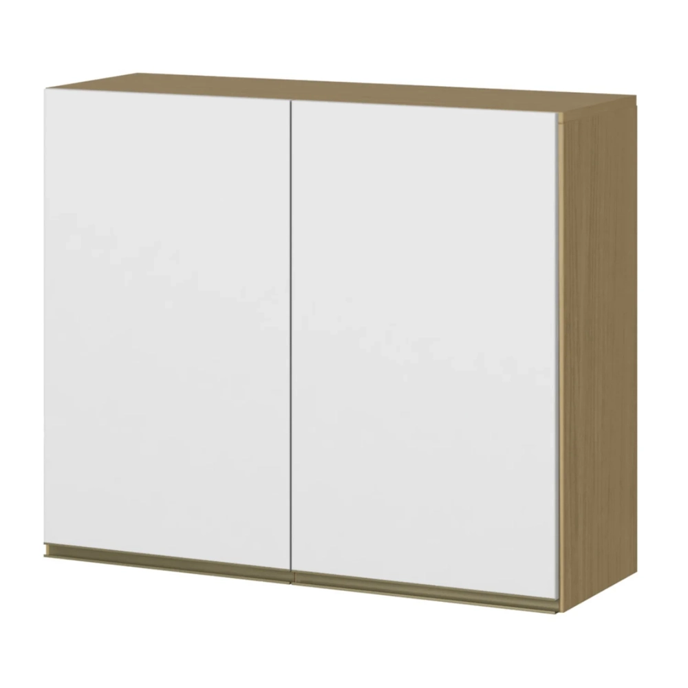 Armário de Cozinha Aéreo 70cm Sirelian Atacama/Branco A15  - Mpozenato 