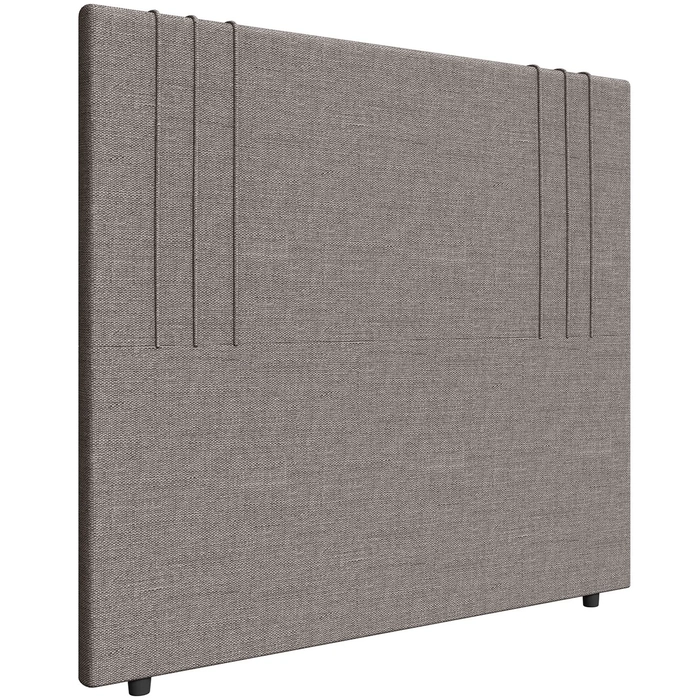 Cabeceira Cama Box Casal 140cm Estofada Rama Linho Neutro Z04 - Mpozenato