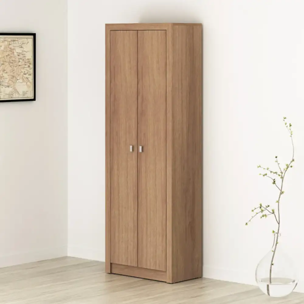 Armário de 171,5 cm para Home Office 02 Portas ME4105 Amendoa - Tecno Mobili