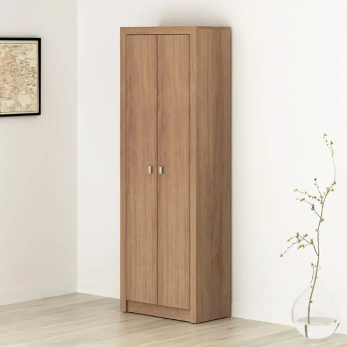 Armário de 171,5 cm para Home Office 02 Portas ME4105 Amendoa - Tecno Mobili