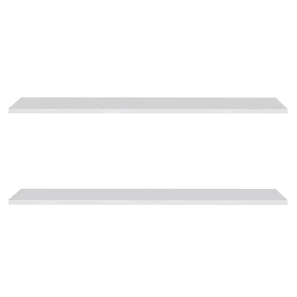 Prateleira Flutuante de Quarto Infantil Kit 2 Suporte Invisível 91cm Yara Branco - Lumil