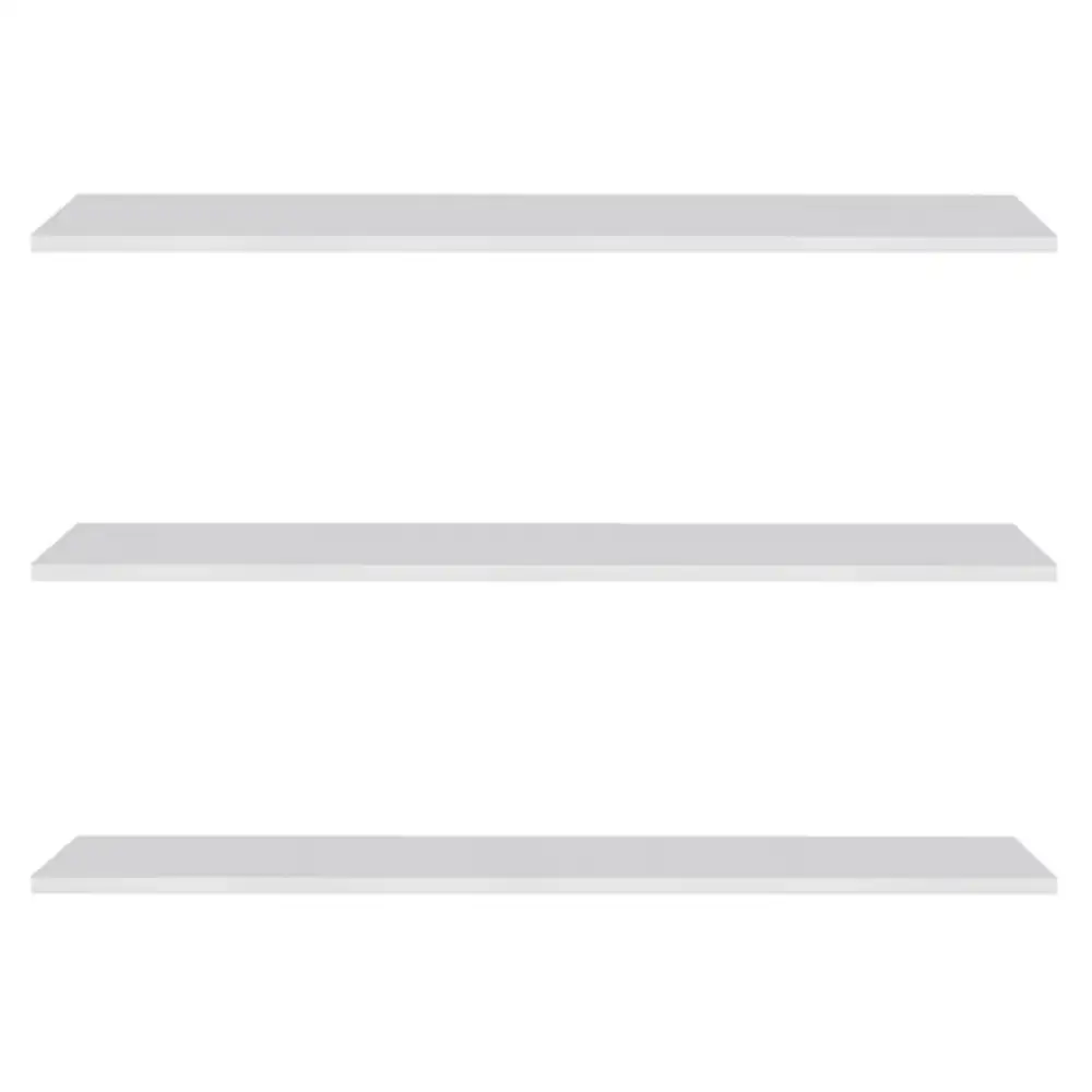 Prateleira Flutuante de Quarto Infantil Kit 3 Suporte Invisível 68cm Yara Branco - Lumil