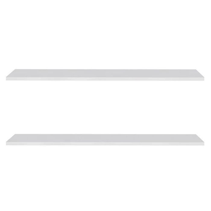 Prateleira Flutuante Para Banheiro Kit 2 Suporte Invisível 91cm Yara Branco - Lumil