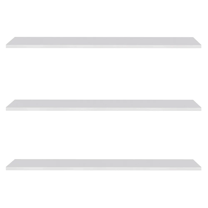 Prateleira Flutuante Para Banheiro Kit 3 Suporte Invisível 68cm Yara Branco - Lumil