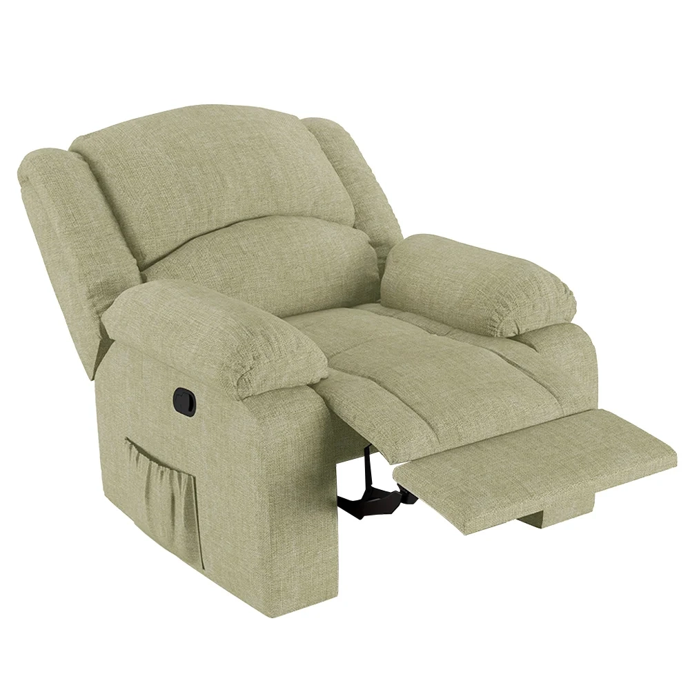 Poltrona do Papai Reclinável Pietra Zero Wall FH9 Linho Bege - Mpozenato