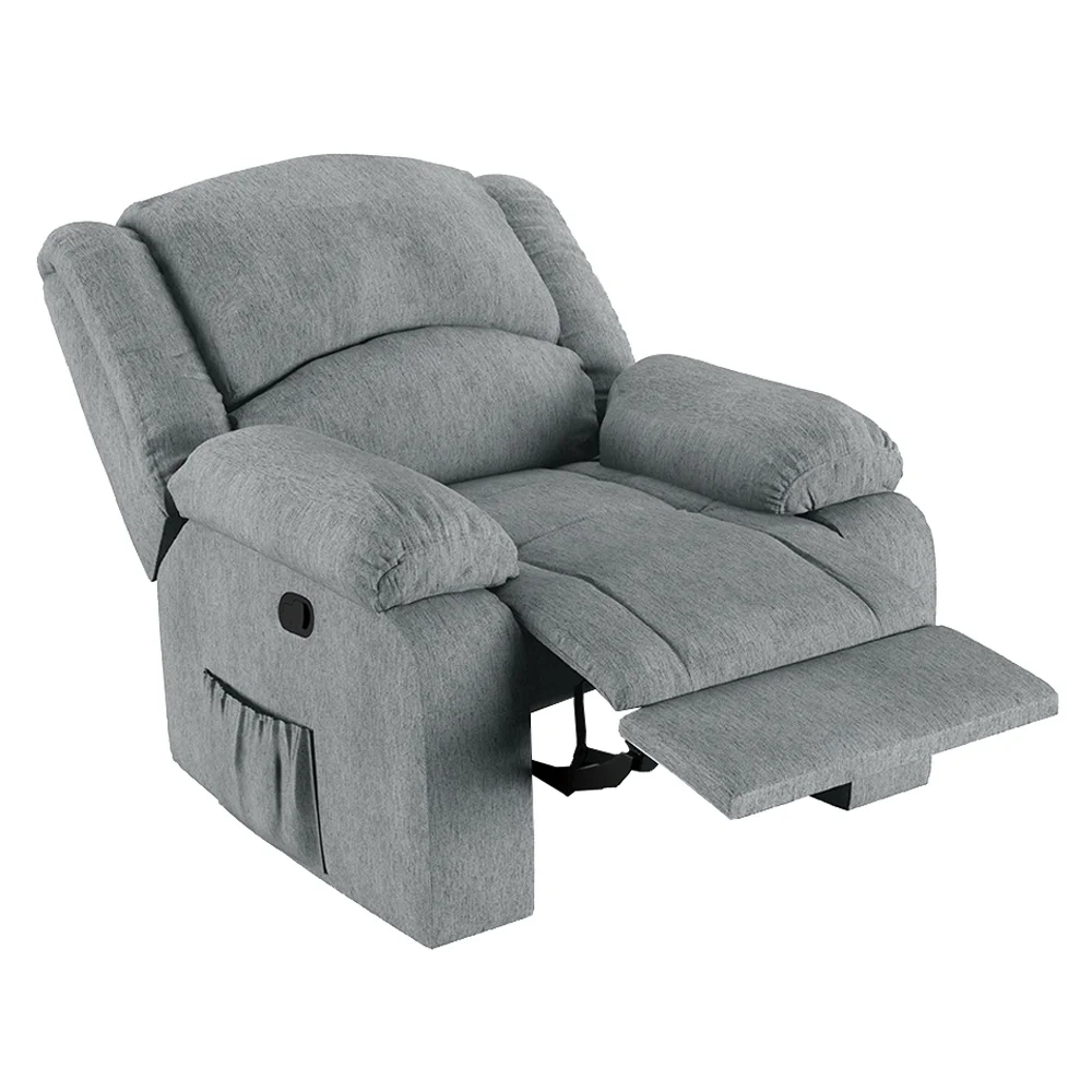 Poltrona do Papai Reclinável Pietra Zero Wall FH9 Linho Cinza - Mpozenato