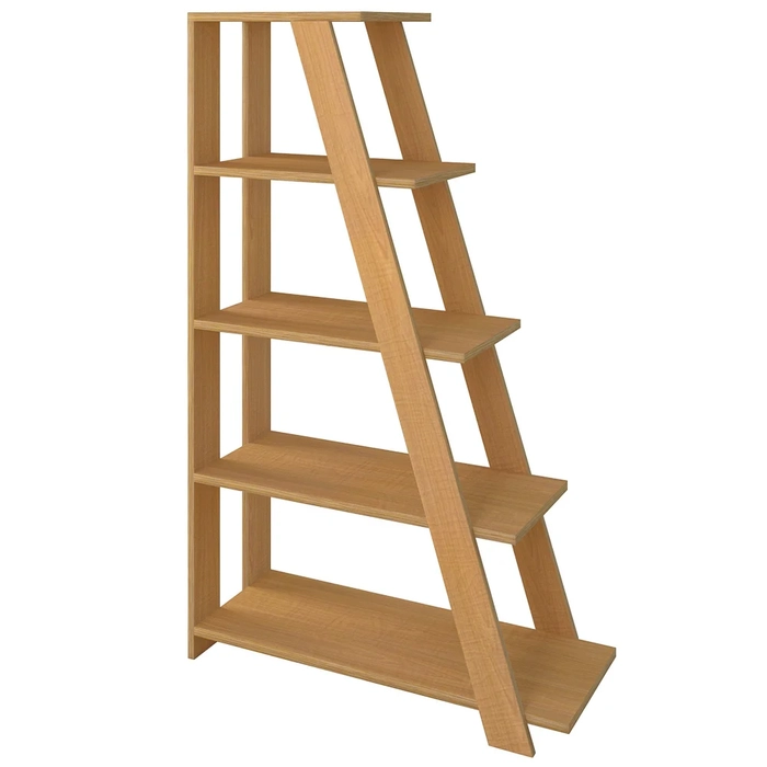 Estante Livreiro Multiuso Decorativa Star 5 Prateleiras Freijó - Artany