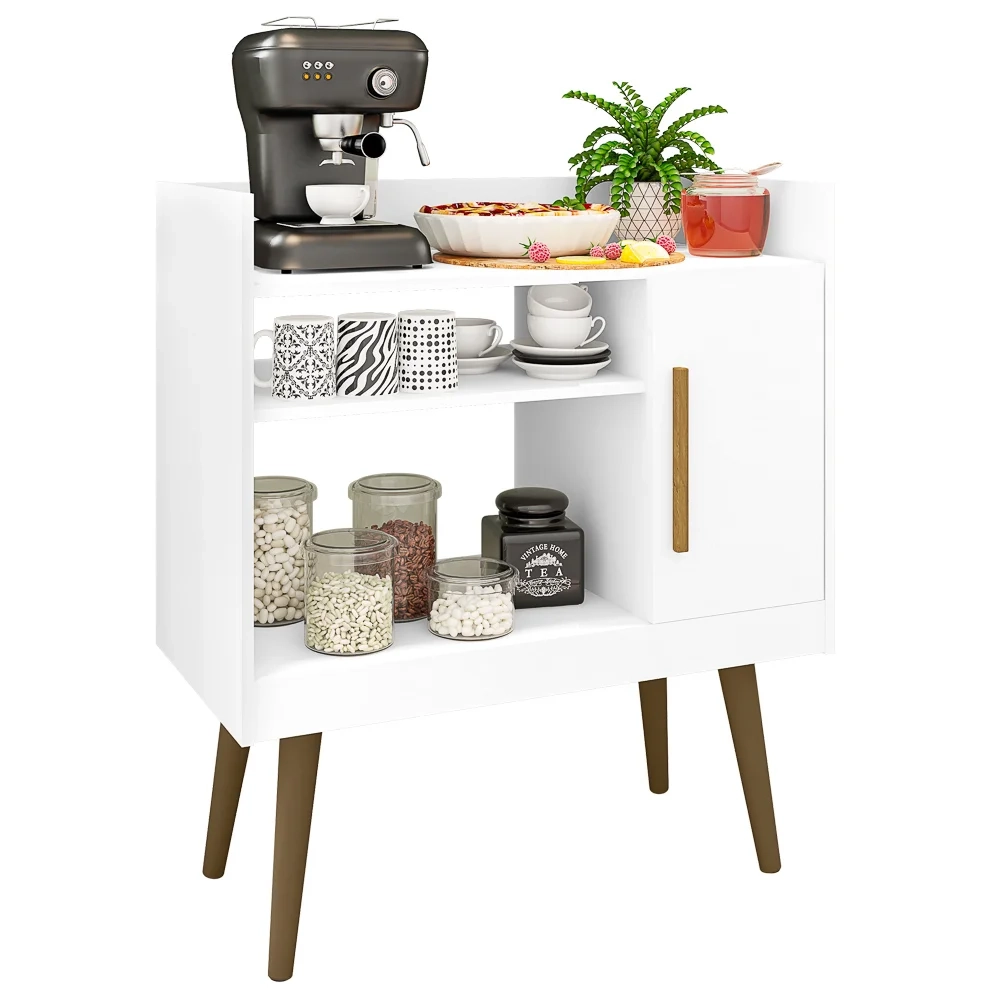 Balcão Multiuso Para Café 1 Porta Branco - Bechara