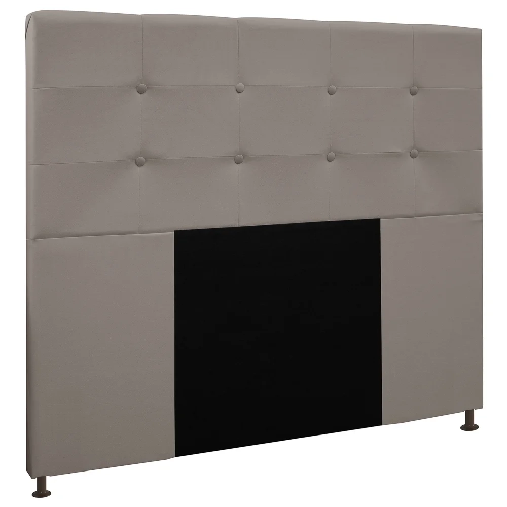 Cabeceira Cama Box Casal Queen 160cm Safira Suede I02 Bege - Mpozenato