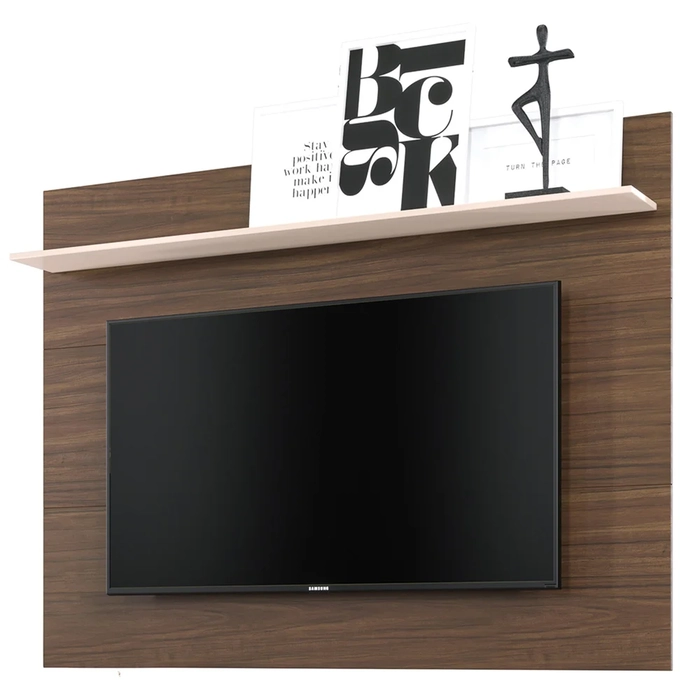 Painel TV 47 Pol Maia Nogueira Real/Off White      - Colibri