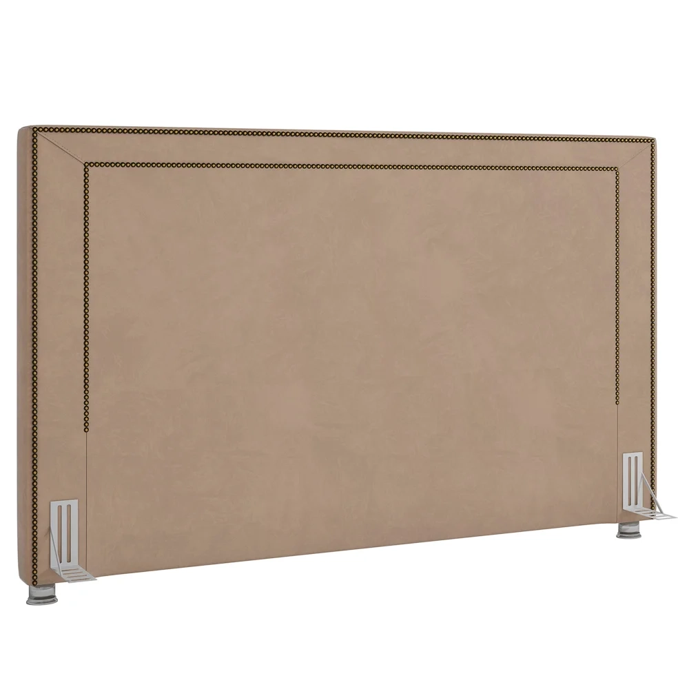 Cabeceira Cama Box Casal 140cm Mali Z37 Veludo Bege - Mpozenato