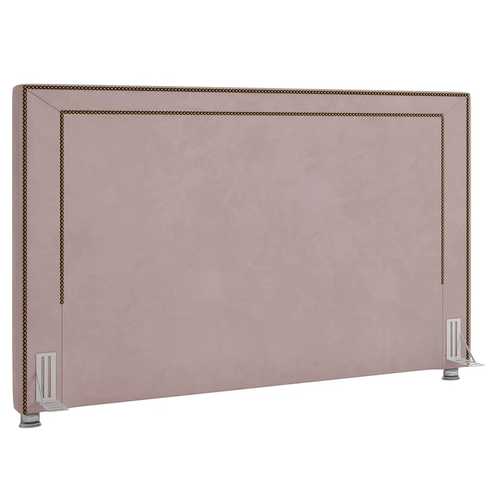 Cabeceira Cama Box Casal Queen 160cm Mali Z37 Veludo Rosê - Mpozenato