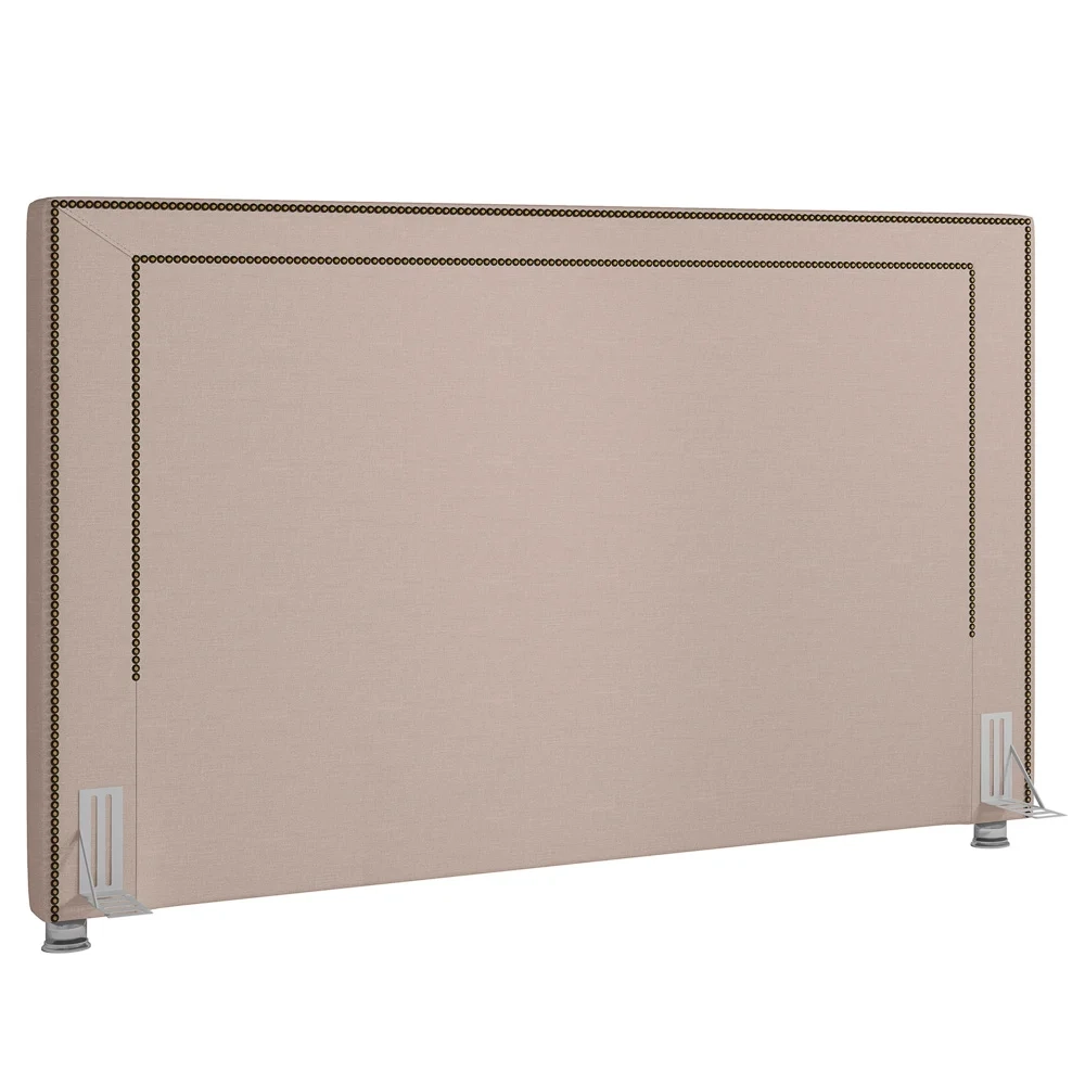 Cabeceira Cama Box Casal Queen 160cm Mali Z37 Linho Bege Cru - Mpozenato