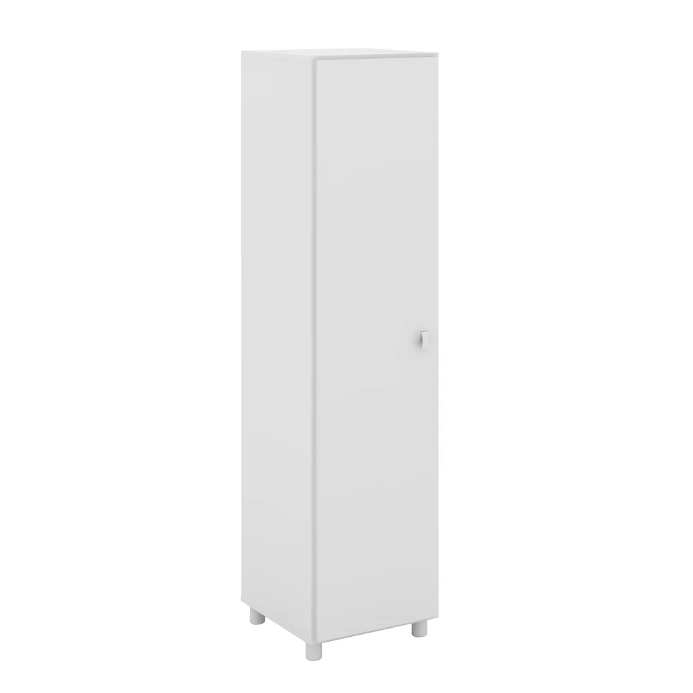 Armário Multiuso 1 Porta 2 Prateleiras AM3107 Branco - Tecno Mobili