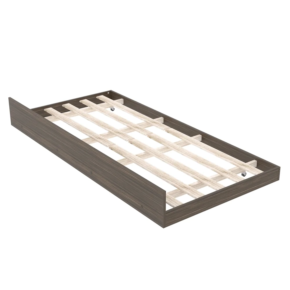 Cama Auxiliar Solteiro CM8008 Nogal - Tecno Mobili