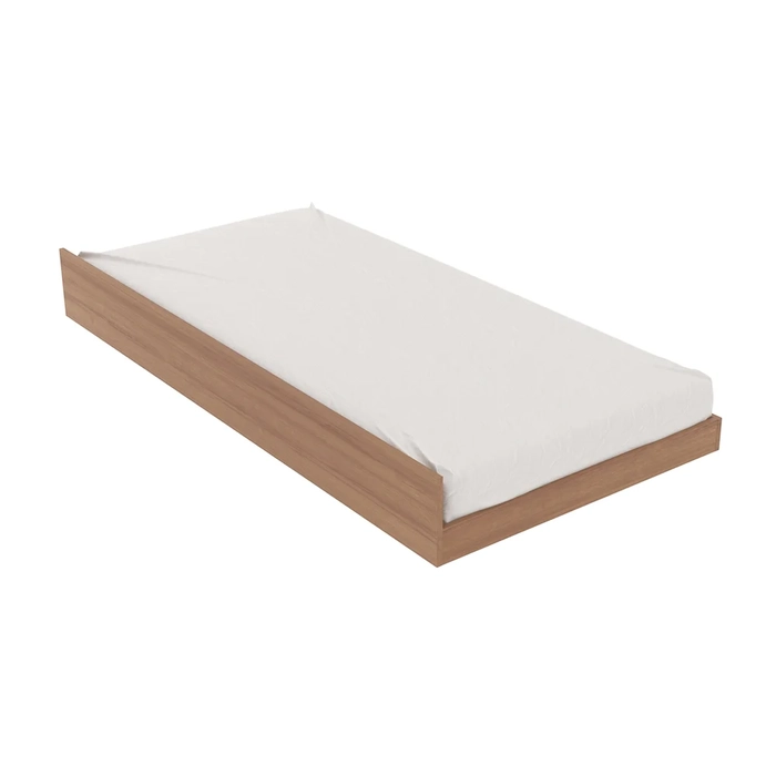 Cama Auxiliar Solteiro CM8008 Amêndoa - Tecno Mobili