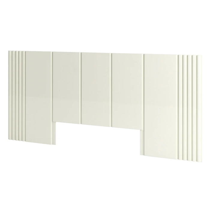 Cabeceira de Madeira para Cama Box Casal 270cm 100% MDF TW184 Off White - Dalla Costa