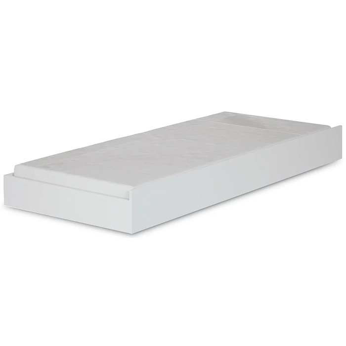 Cama Auxiliar Solteiro Branco - Santos Andirá